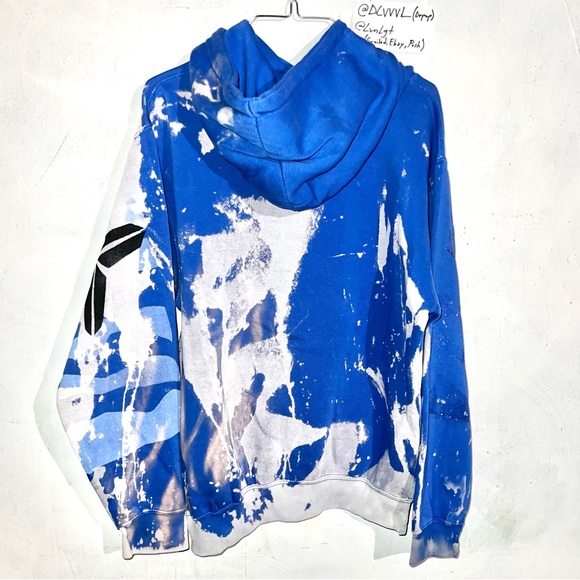(1 of 1) [One Off Custom] AOP Goggle Face Acidwash Wash Sheeth Kobe Pullover - Picture 7 of 8